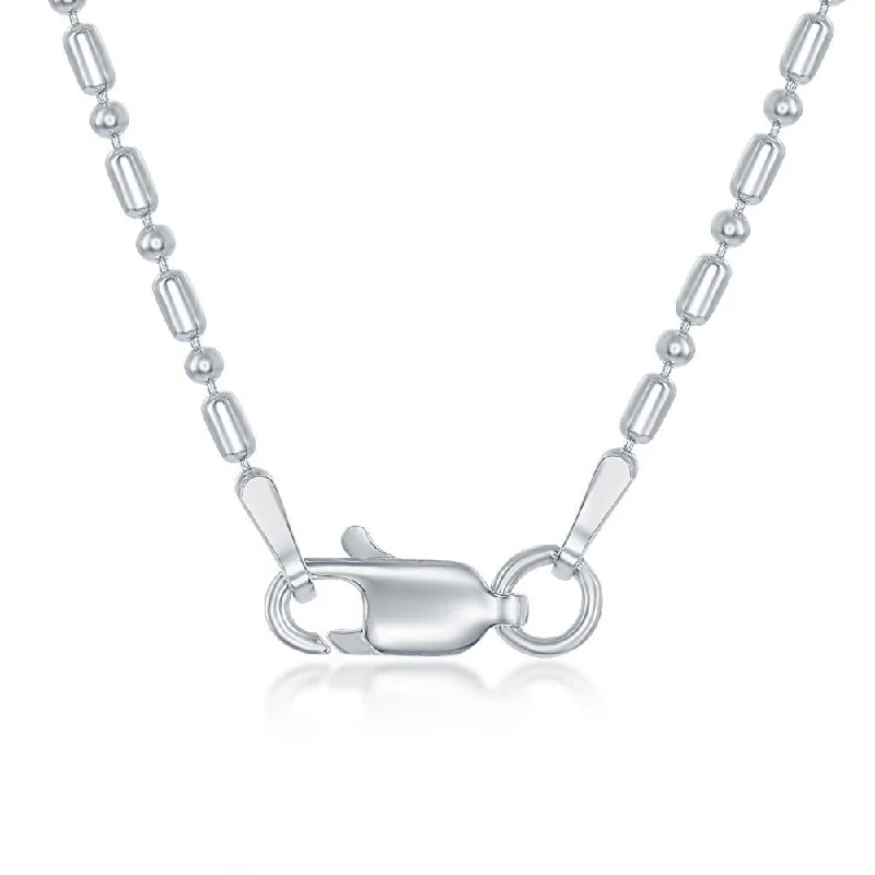 Affordable Glamour – Must-Have Jewelry At Special Rates SS 7" 1.9mm 1+1 Bead Chain