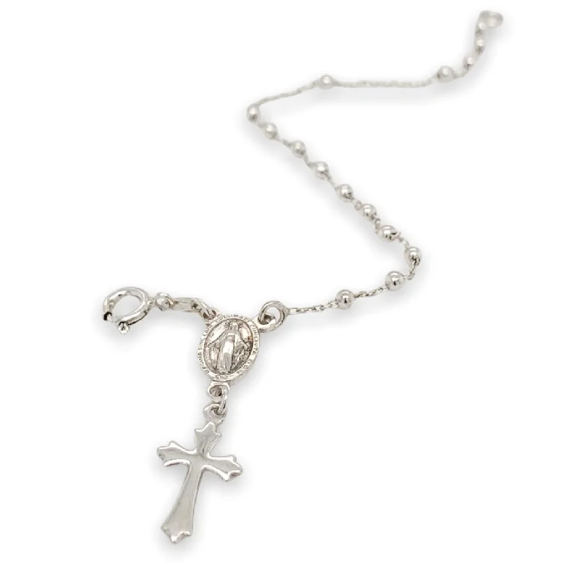 Accessorize For Less – Luxury Jewelry At Affordable Prices SS Miraculous Medal & Cross Charm Bracelet Accessorize For Less – Luxury Jewelry At Affordable Prices SS Miraculous Medal & Cross Charm Bracelet