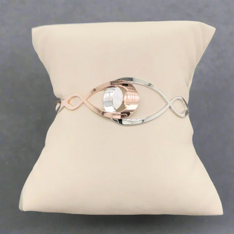 Handcrafted Jewelry Sale – Unique Designs At Low Prices SS RGP Open Design Twisted Bangle Bracelet Handcrafted Jewelry Sale – Unique Designs At Low Prices SS RGP Open Design Twisted Bangle Bracelet