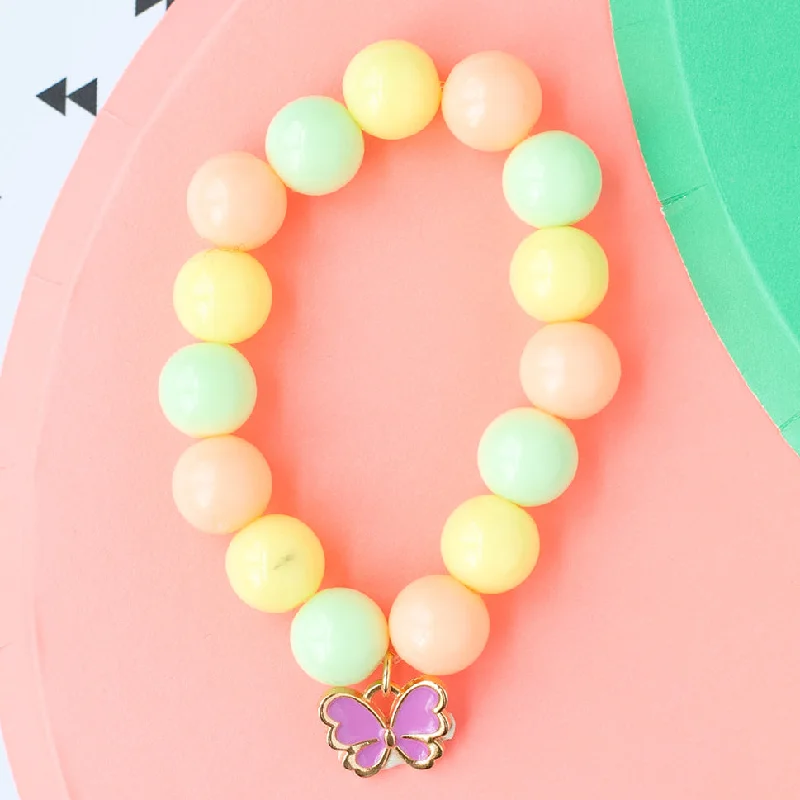 Big Discounts On Elegant Jewelry Collections Stretch beaded bracelet butterfly charm Children's jewelry Big Discounts On Elegant Jewelry Collections Stretch beaded bracelet butterfly charm Children's jewelry