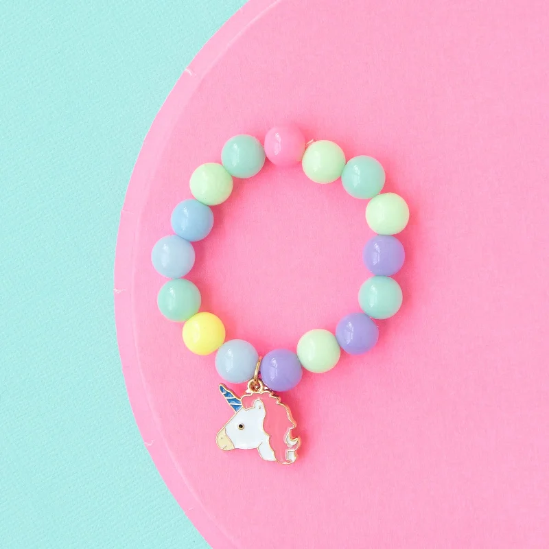 Unique Jewelry For Less – Shop The Sale Now Unicorn Enamel Charm on Stretch Bead Children’s Bracelet Unique Jewelry For Less – Shop The Sale Now Unicorn Enamel Charm on Stretch Bead Children’s Bracelet