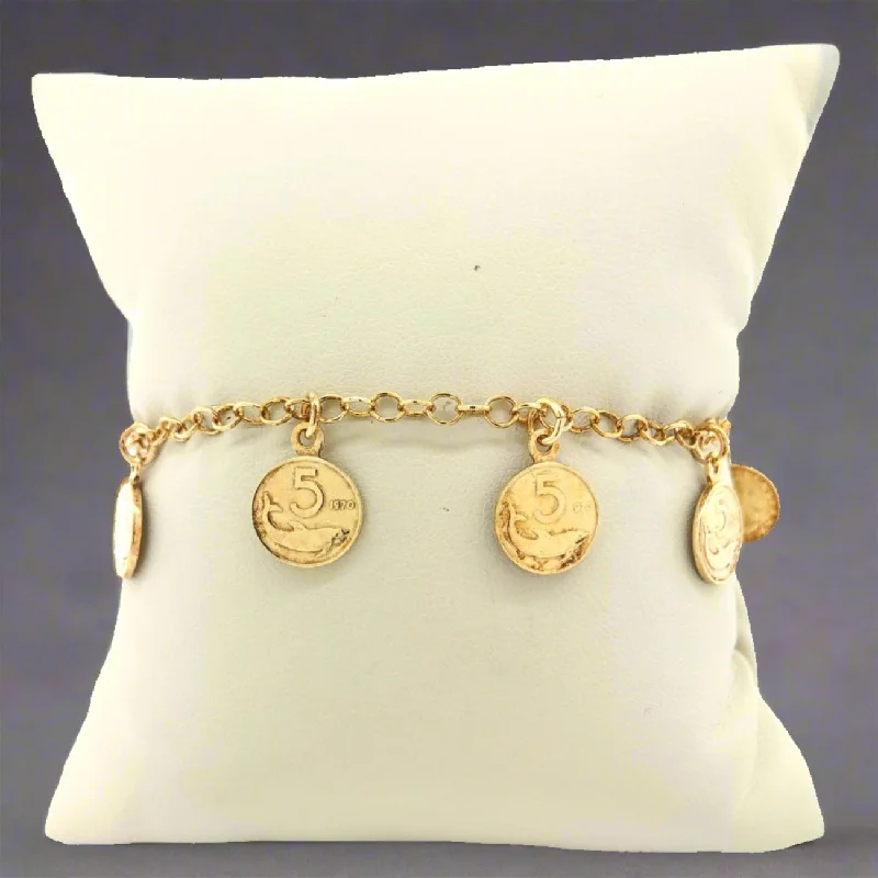 Elevate Your Outfit With Discounted Statement Jewelry YGP Sterling 8 Coin Bracelet