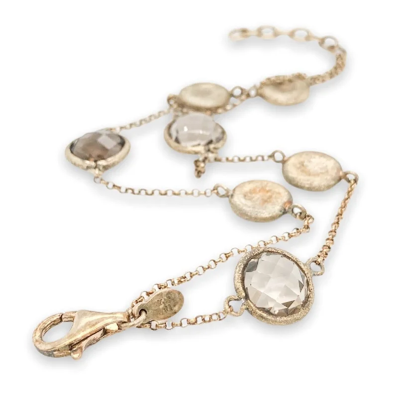 Flash Jewelry Sale – Get Stunning Pieces At Low Prices YGP Sterling Smoky Quartz Double Strand Bracelet Flash Jewelry Sale – Get Stunning Pieces At Low Prices YGP Sterling Smoky Quartz Double Strand Bracelet