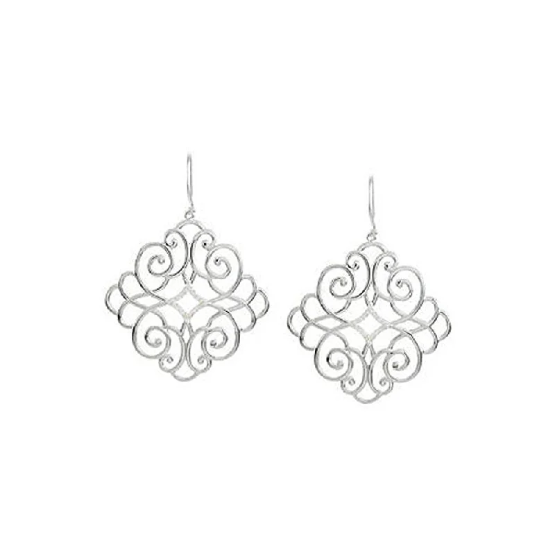 Exclusive Jewelry Sale Event – Shop Now 1/5 Carat Vintage Diamond Scroll Dangle Earrings in Sterling Silver Exclusive Jewelry Sale Event – Shop Now 1/5 Carat Vintage Diamond Scroll Dangle Earrings in Sterling Silver