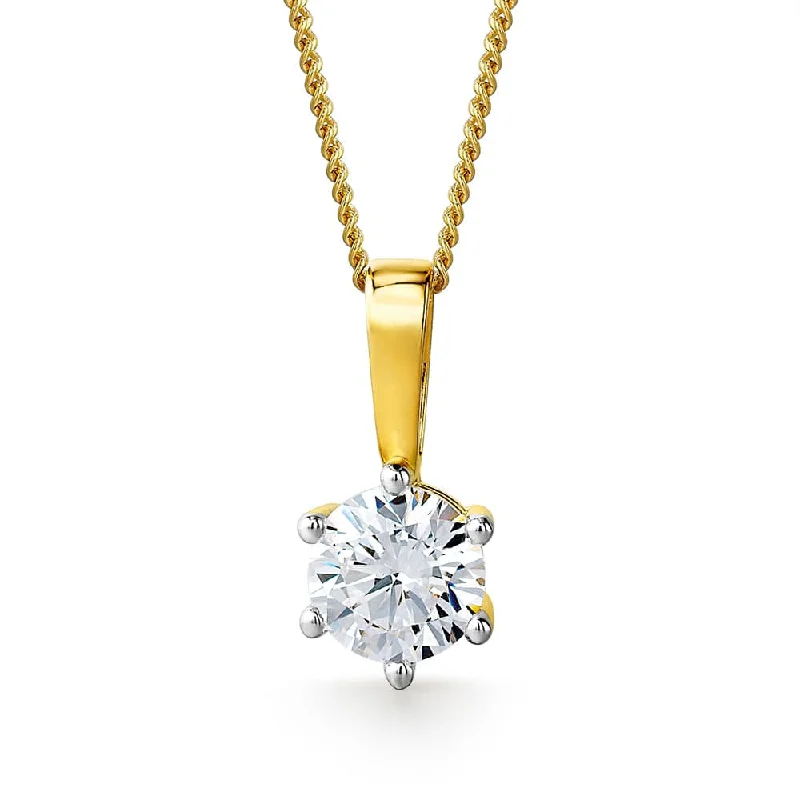 1 ct. Tiffany Style Solitaire Pendant