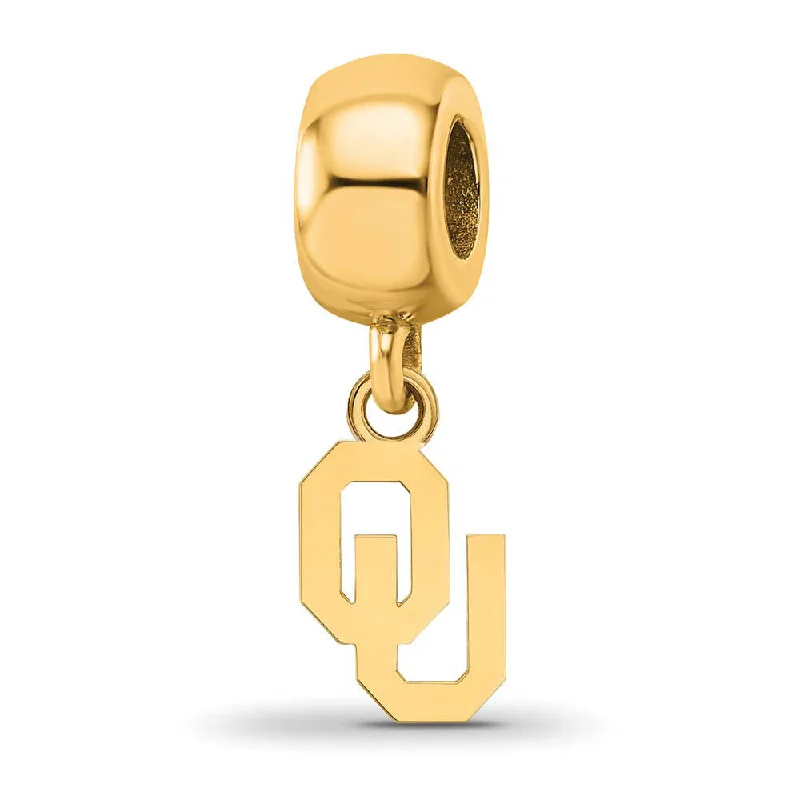 Your Perfect Accessory Now At The Best Price 14K Yellow Gold Plated Sterling Silver U. of Oklahoma XS Dangle Bead Your Perfect Accessory Now At The Best Price 14K Yellow Gold Plated Sterling Silver U. of Oklahoma XS Dangle Bead