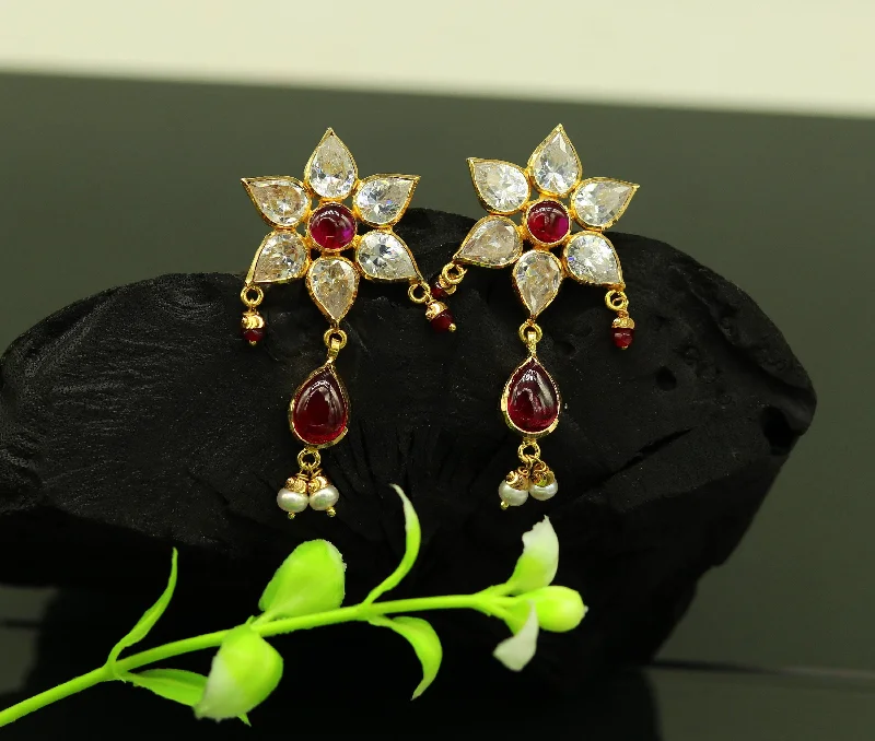 Chic And Stylish Jewelry At Discounted Prices 22kt yellow gold handmade gorgeous stud earring excellent stylish wedding bridesmaid customized stud earring personalized jewelry from india Chic And Stylish Jewelry At Discounted Prices 22kt yellow gold handmade gorgeous stud earring excellent stylish wedding bridesmaid customized stud earring personalized jewelry from india