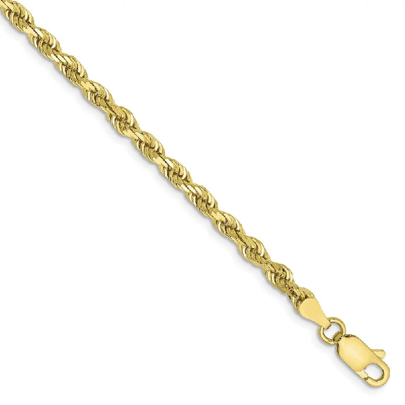 Don't Miss Our Biggest Jewelry Sale Of The Season 3.25mm 10k Yellow Gold D/C Quadruple Rope Chain Bracelet Don't Miss Our Biggest Jewelry Sale Of The Season 3.25mm 10k Yellow Gold D/C Quadruple Rope Chain Bracelet