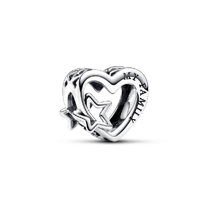 Shine In Style – Shop Jewelry Discounts Today Openwork Family Heart & Star Charm