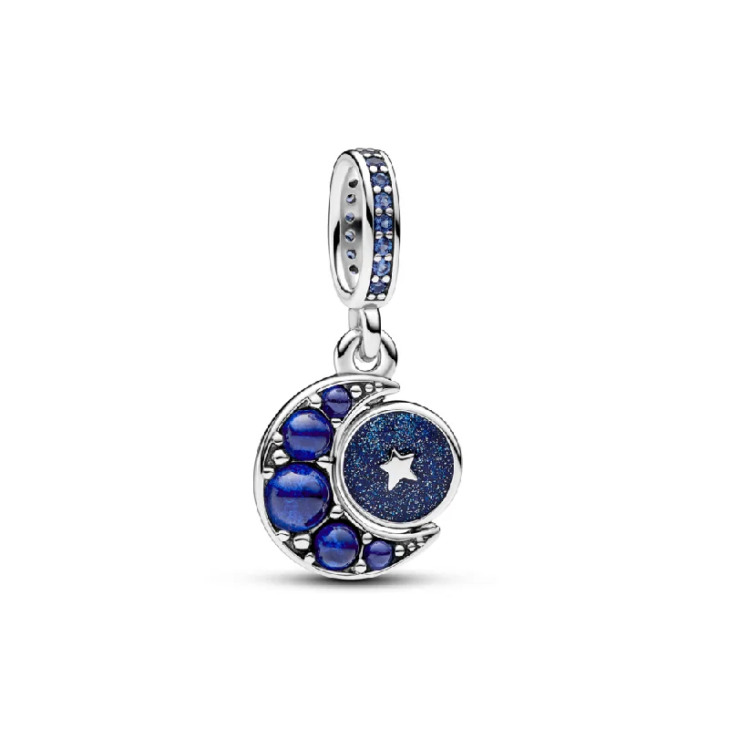 Elegant Necklaces And Bracelets At Limited-Time Offers Sparkling Moon Spinning Dangle Charm Elegant Necklaces And Bracelets At Limited-Time Offers Sparkling Moon Spinning Dangle Charm