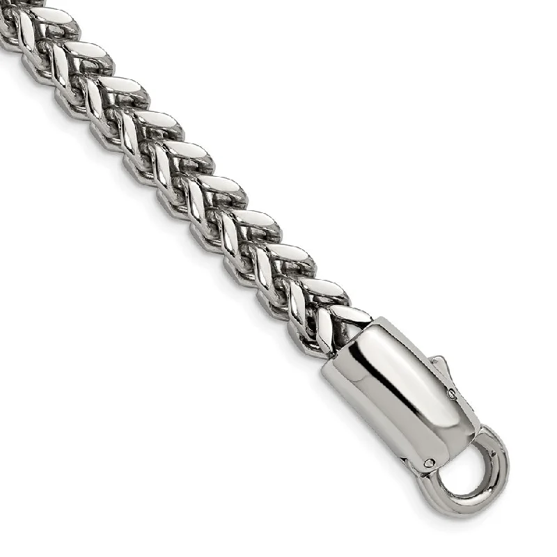 Exclusive Jewelry Sale Event – Shop Now 8mm Stainless Steel Antiqued & Polished Franco Chain Bracelet, 8.5 In Exclusive Jewelry Sale Event – Shop Now 8mm Stainless Steel Antiqued & Polished Franco Chain Bracelet, 8.5 In