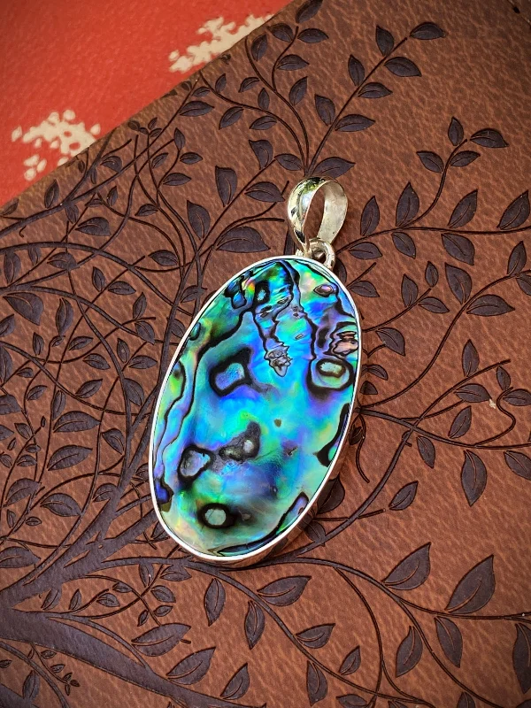 Modern Statement Jewelry For Bold Styling Abalone Shell Pendant