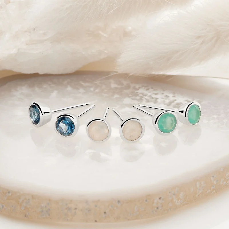 Limited Stock On Premium Jewelry At Low Prices Aqua Drops Studs (Set of 3)