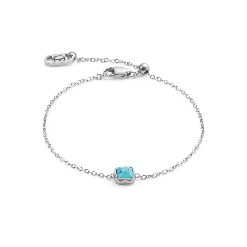 Birthstone December Bracelet Turquoise Silver