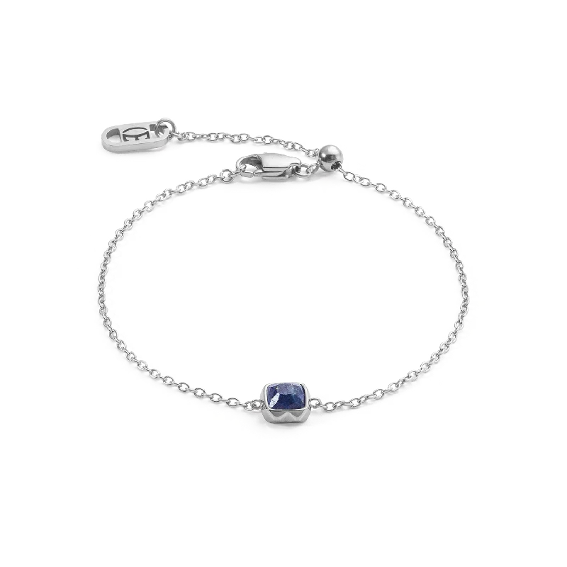 Birthstone September Bracelet Lapis Lazuli Silver