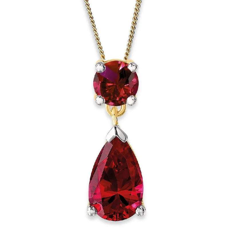 Get The Sparkle You Love At Prices You Adore Boldly Beautiful Tru-Ruby Pendant