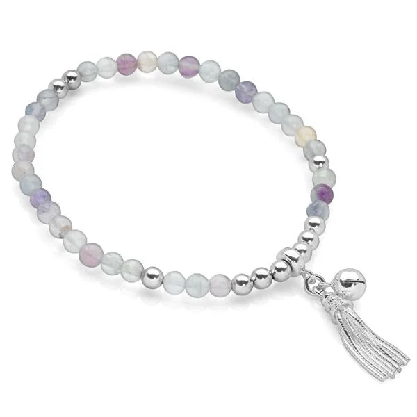 Clearance Sale On High-End Jewelry Collections Chime Tassel Bracelet (Fluorite)