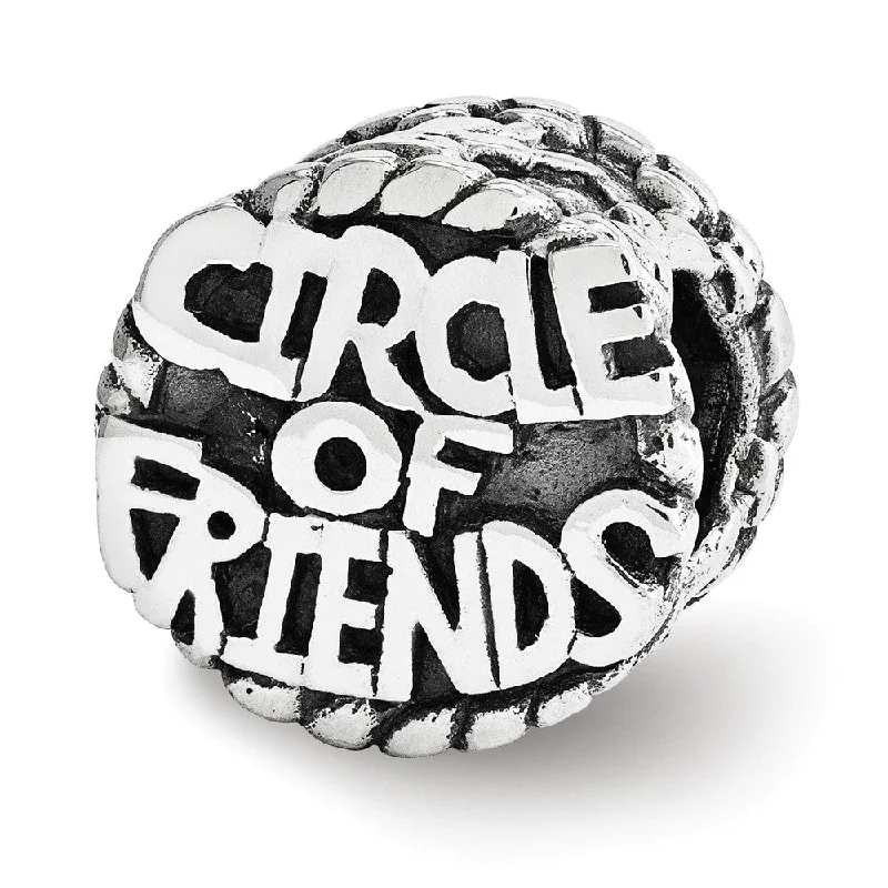 Luxury Meets Affordability – Jewelry Sale Live Now Circle of Friends Bead Charm in Antiqued Sterling Silver Luxury Meets Affordability – Jewelry Sale Live Now Circle of Friends Bead Charm in Antiqued Sterling Silver