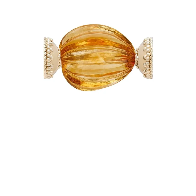 Clearance Sale On High-End Jewelry Collections Clara Williams Melon Citrine Centerpiece Clearance Sale On High-End Jewelry Collections Clara Williams Melon Citrine Centerpiece