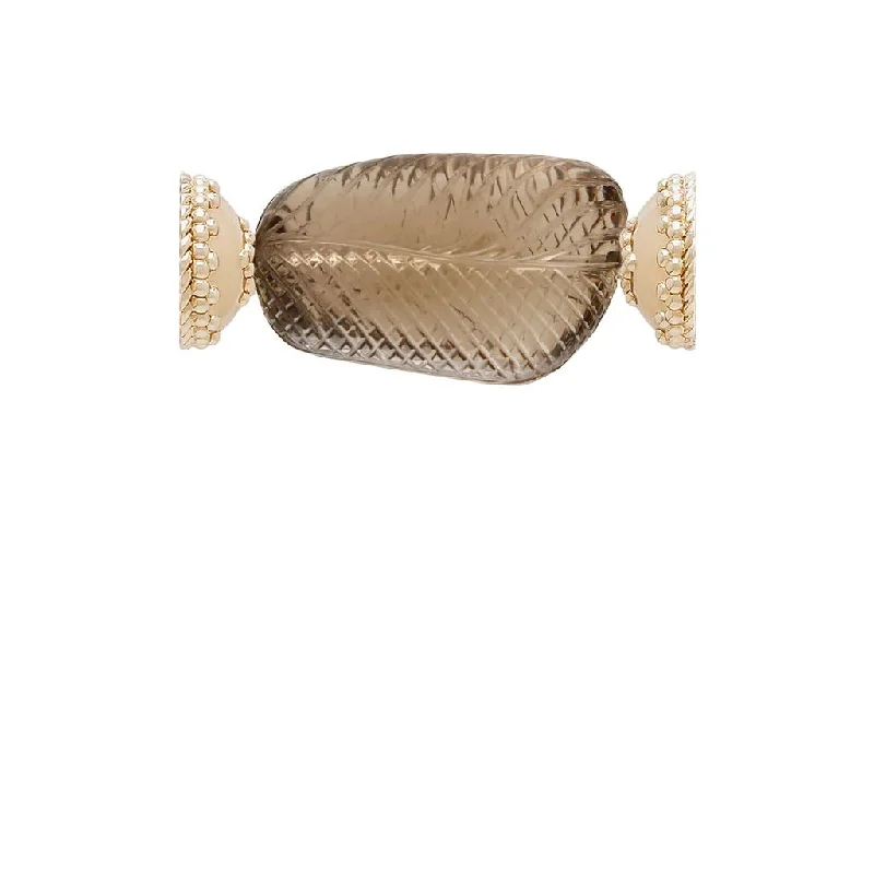 Luxury Jewelry Now At Special Promotional Rates Clara Williams Smoky Quartz Carved Leaf Centerpiece Luxury Jewelry Now At Special Promotional Rates Clara Williams Smoky Quartz Carved Leaf Centerpiece