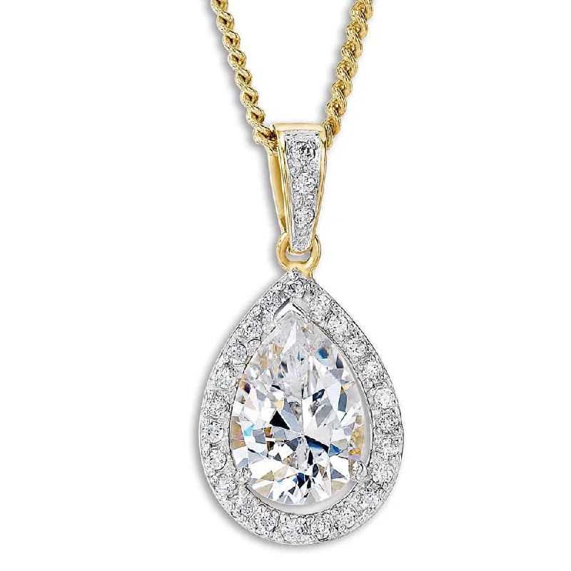 Classic Pear Cut Pendant