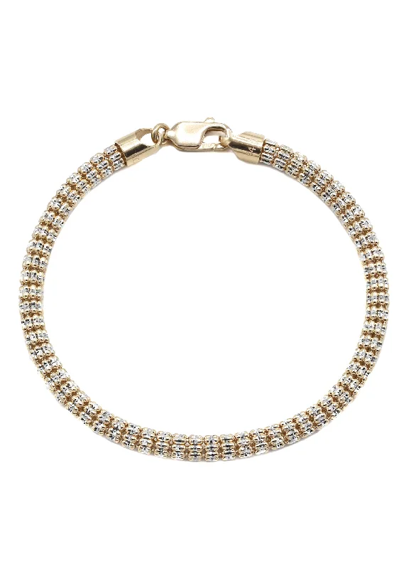 Stunning Statement Jewelry, Unbeatable Discounts Yellow Gold Men's Ice Bracelet 10K/14K Stunning Statement Jewelry, Unbeatable Discounts Yellow Gold Men's Ice Bracelet 10K/14K