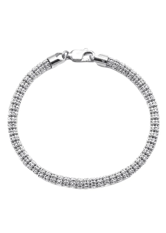 Get The Jewelry You Love At A Price You Love White Gold Men's Ice Bracelet 10K/14K