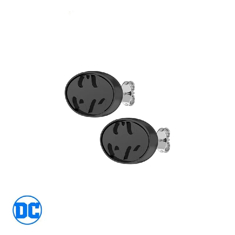 DC Comics™ Batman Oval Stud Earrings