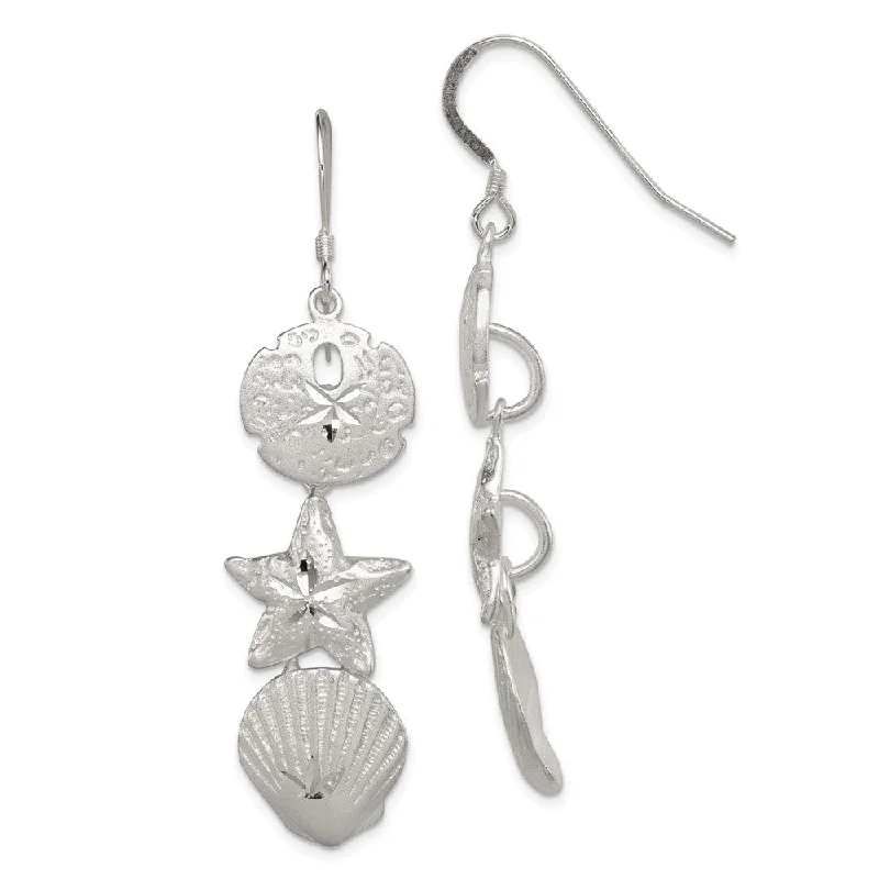 Unmissable Jewelry Clearance – Final Reductions Diamond Cut Sea Life Dangle Earrings in Sterling Silver Unmissable Jewelry Clearance – Final Reductions Diamond Cut Sea Life Dangle Earrings in Sterling Silver