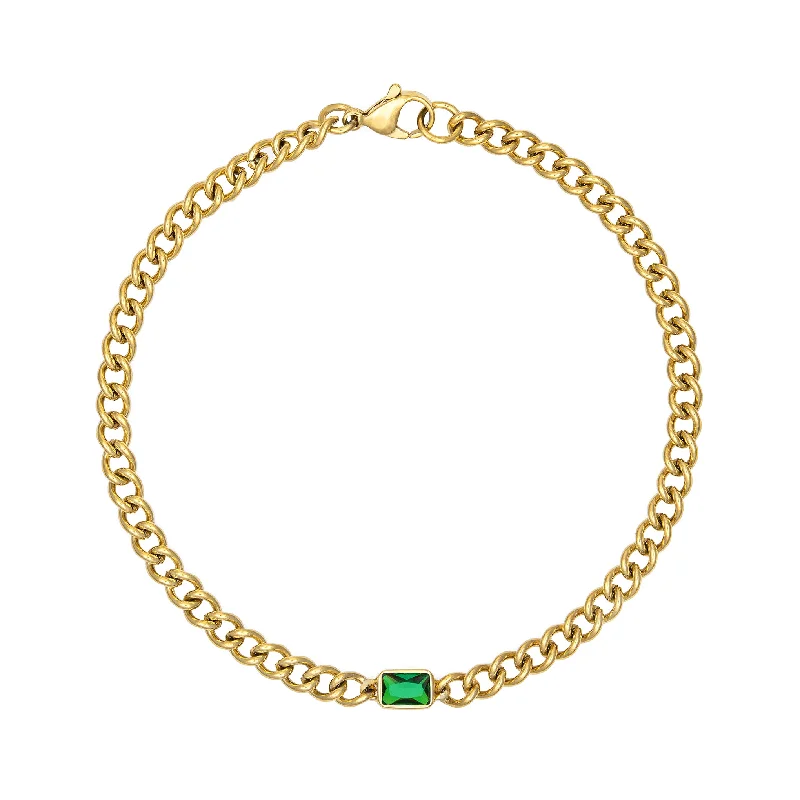 Dione Anklet - Green