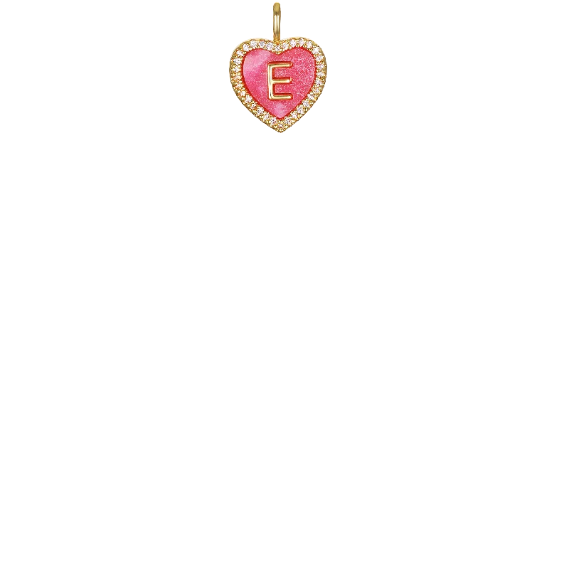 Best Jewelry Deals – Shop Premium Pieces At Great Prices "E" Pink Heart Initial Charm Best Jewelry Deals – Shop Premium Pieces At Great Prices "E" Pink Heart Initial Charm