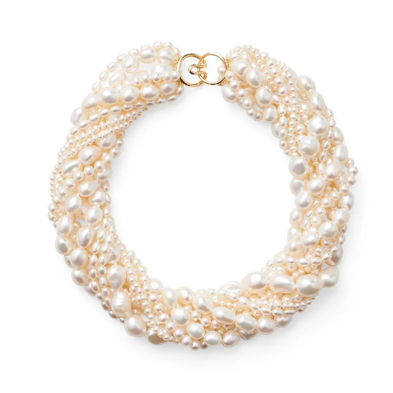 Final Call – Shop Exquisite Jewelry Before It's Gone Eight-Strand Baroque Pearl Necklace Final Call – Shop Exquisite Jewelry Before It's Gone Eight-Strand Baroque Pearl Necklace