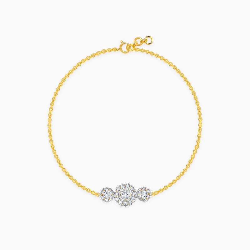 Once-A-Year Jewelry Deals – Shop Before They’Re Gone Gold Circular Flower Diamond Bracelet Once-A-Year Jewelry Deals – Shop Before They’Re Gone Gold Circular Flower Diamond Bracelet
