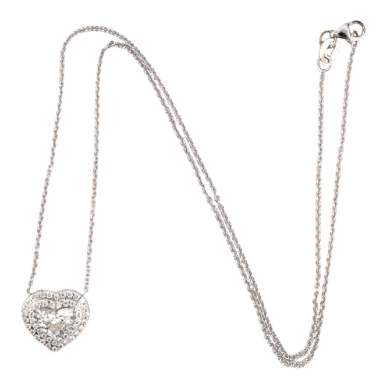 Premium Diamond Jewelry At Once-In-A-Lifetime Discounts Diamond Heart-Shaped Cluster Pendant Necklace