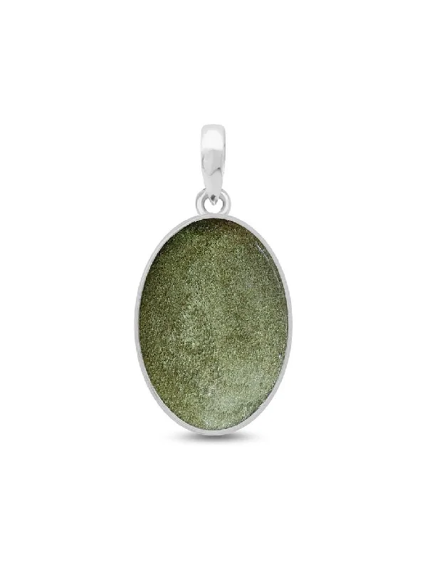 Seasonal Jewelry Sale – Upgrade Your Style Today Gold Sheen Obsidian Pendant