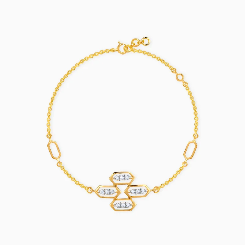 Sparkle On A Budget – Fine Jewelry For Less Gold Your Grace Diamond Bracelet