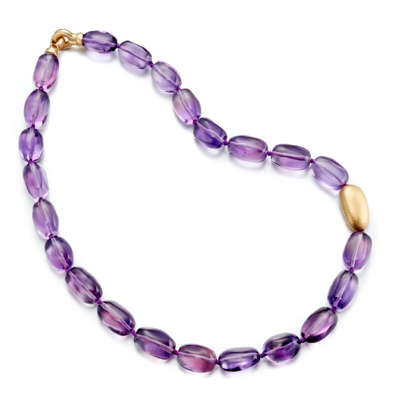 Best-Selling Jewelry Styles Now At Exclusive Discounts Amethyst Pebble Necklace