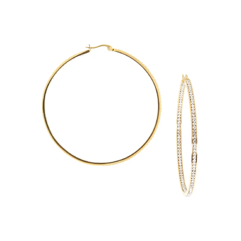 Limited-Time Jewelry Discounts – Shine Without The Splurge large pave hoop