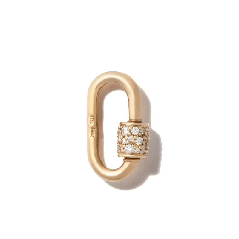 Handmade Pearl Jewelry For Timeless Elegance Marla Aaron 14K Yellow Gold Diamond Stoned Baby Lock Handmade Pearl Jewelry For Timeless Elegance Marla Aaron 14K Yellow Gold Diamond Stoned Baby Lock
