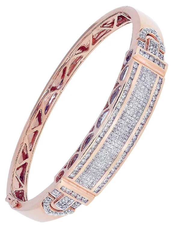 Flash Sale On Stunning Jewelry – Limited Stock Available Mens Diamond Bangle Rose Gold| 1.18 Carats| 33.62 Grams Flash Sale On Stunning Jewelry – Limited Stock Available Mens Diamond Bangle Rose Gold| 1.18 Carats| 33.62 Grams