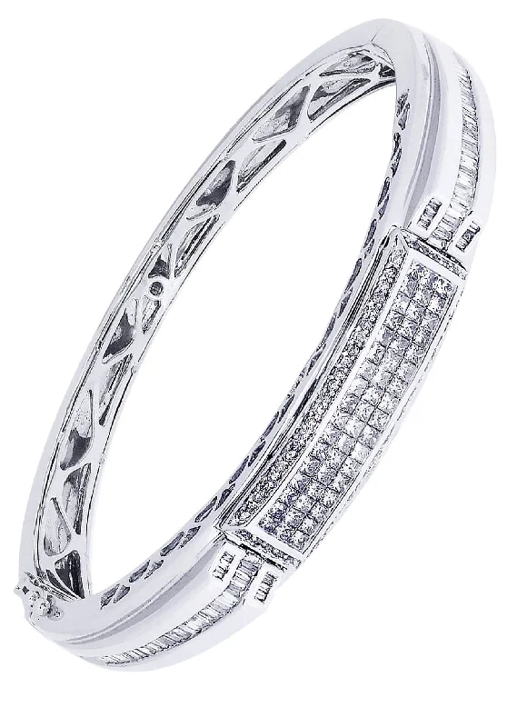 Shine Bright With Our Special Jewelry Promotions Mens Diamond Bangle White Gold| 1.33 Carats| 37.35 Grams Shine Bright With Our Special Jewelry Promotions Mens Diamond Bangle White Gold| 1.33 Carats| 37.35 Grams