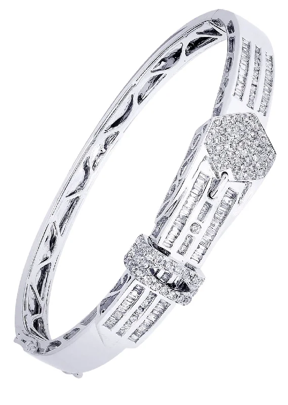Premium Jewelry, Premium Discounts – Act Fast Mens Diamond Bangle White Gold| 2.45 Carats| 29.44 Grams Premium Jewelry, Premium Discounts – Act Fast Mens Diamond Bangle White Gold| 2.45 Carats| 29.44 Grams