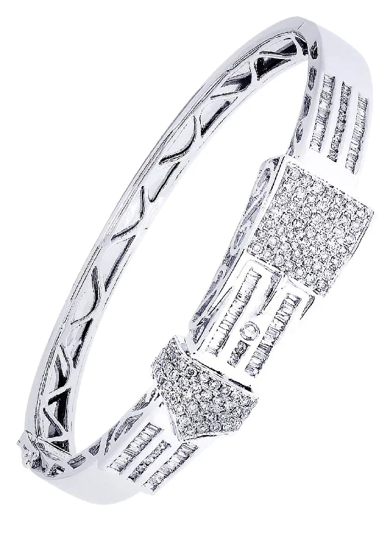 Discover Unique Jewelry With Special Limited-Time Offers Mens Diamond Bangle White Gold| 2.46 Carats| 33.19 Grams Discover Unique Jewelry With Special Limited-Time Offers Mens Diamond Bangle White Gold| 2.46 Carats| 33.19 Grams