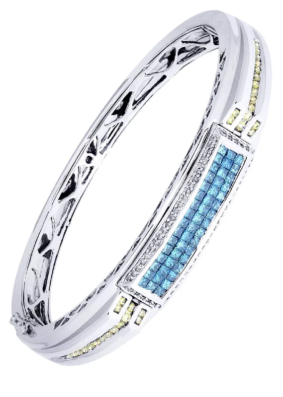 Exclusive Savings On Timeless Jewelry Pieces Mens Diamond Bangle White Gold| 2.65 Carats| 41.65 Grams Exclusive Savings On Timeless Jewelry Pieces Mens Diamond Bangle White Gold| 2.65 Carats| 41.65 Grams