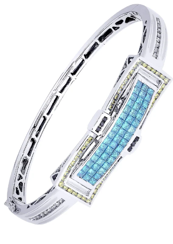Shine Without Limits – Jewelry Sale Happening Now Mens Diamond Bangle White Gold| 3.32 Carats| 31.16 Grams Shine Without Limits – Jewelry Sale Happening Now Mens Diamond Bangle White Gold| 3.32 Carats| 31.16 Grams