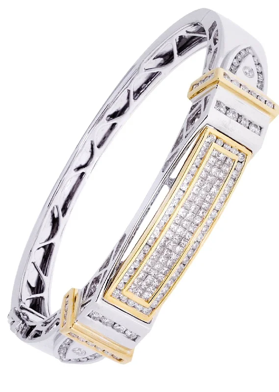 Fashion-Forward Jewelry At Exclusive Discounts Mens Diamond Bangle White Gold| 3.55 Carats| 55.83 Grams Fashion-Forward Jewelry At Exclusive Discounts Mens Diamond Bangle White Gold| 3.55 Carats| 55.83 Grams