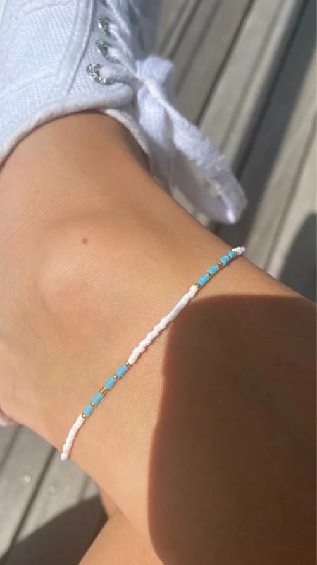 PARKER BEADED ANKLET - 9"