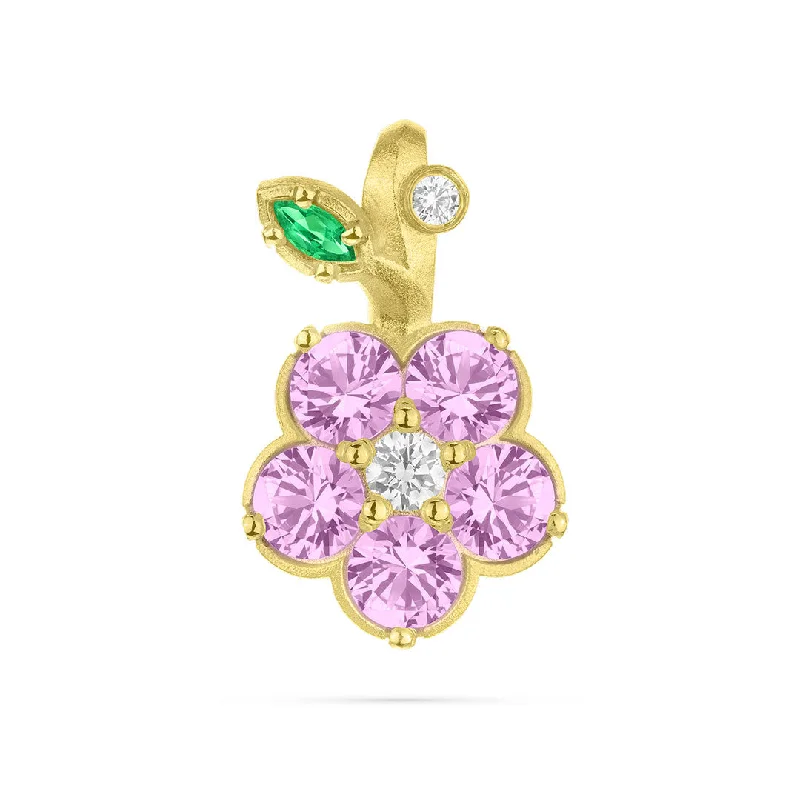 Paul Morelli Pink Sapphire Wild Child Snap-Over Pendant