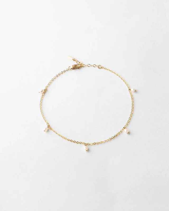 Discover Unique Jewelry With Special Limited-Time Offers Pearl Droplet Anklet