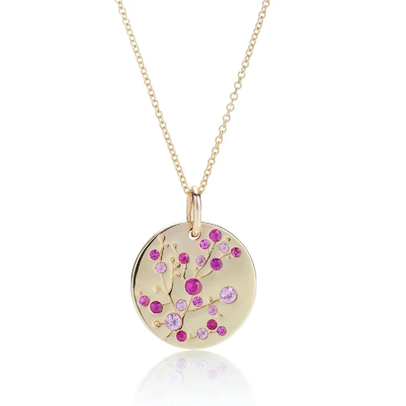 High-End Sparkle, Low-End Prices – Shop Now Pink Sapphire Cherry Blossom Pendant Necklace High-End Sparkle, Low-End Prices – Shop Now Pink Sapphire Cherry Blossom Pendant Necklace